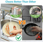 10 Counts Wet Dry Non-Scratch Wire Dishcloth, Reusable Kitchen Cleaning Rag