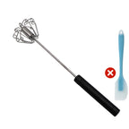 Stainless Steel Semi-Automatic Hand Egg Beater