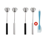 Stainless Steel Semi-Automatic Hand Egg Beater