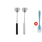 Stainless Steel Semi-Automatic Hand Egg Beater