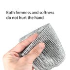 10 Counts Wet Dry Non-Scratch Wire Dishcloth, Reusable Kitchen Cleaning Rag
