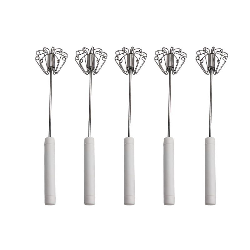 Stainless Steel Semi-Automatic Hand Egg Beater