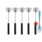 Stainless Steel Semi-Automatic Hand Egg Beater