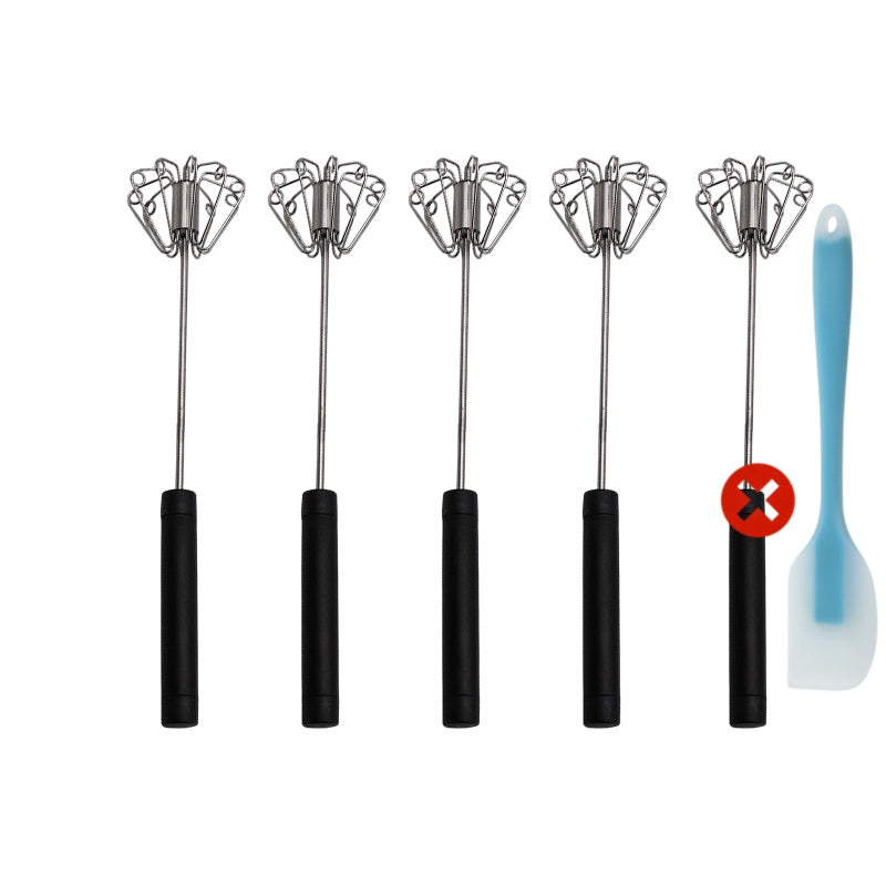 Stainless Steel Semi-Automatic Hand Egg Beater
