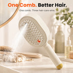 3-in-1 Electric Mist Detangling Brush