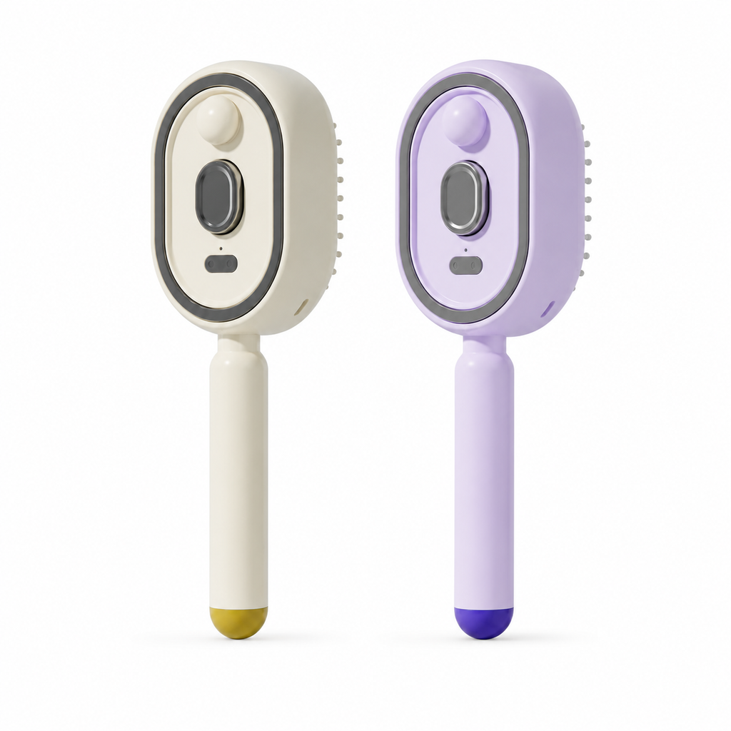 3-in-1 Electric Mist Detangling Brush