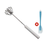 Stainless Steel Semi-Automatic Hand Egg Beater
