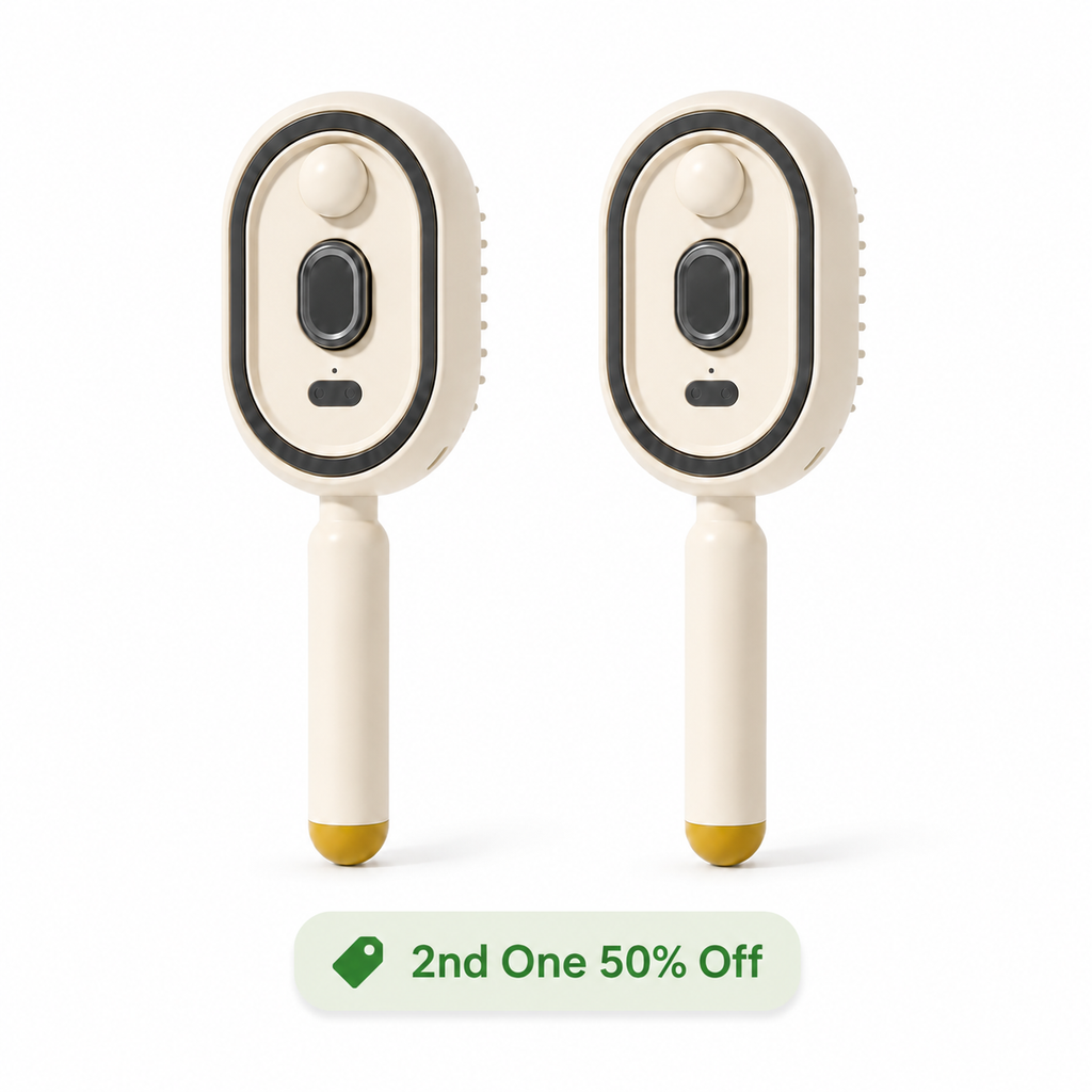 3-in-1 Electric Mist Detangling Brush