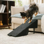 2-in-1 Convertible Wooden Home Step Stool Dog Ramp Stairs for Bed