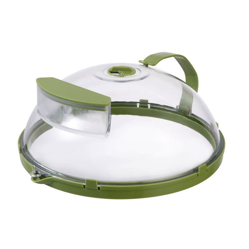 💦No more splashes! Clear microwave lid with handle & steam vent✨