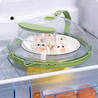 💦No more splashes! Clear microwave lid with handle & steam vent✨