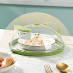💦No more splashes! Clear microwave lid with handle & steam vent✨