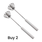 Stainless Steel Semi-Automatic Hand Egg Beater